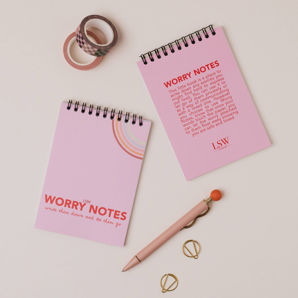 Worry Note Worry Notes: Notebook for kids' worries, thoughts & feelings – La Pomme