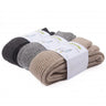 Long Alpaca Welly Socks - Charcoal/Stone/Beige